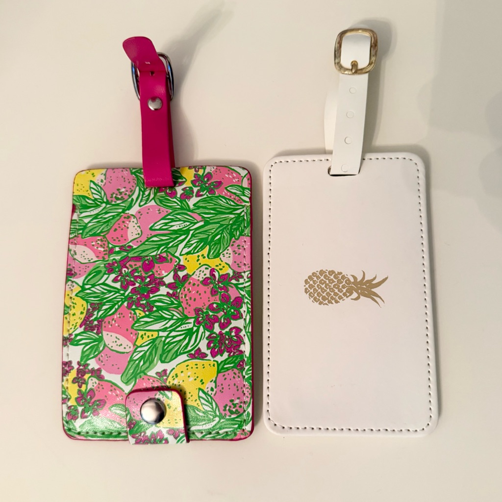 Luggage Tag Set One Lilly Pulitzer One No Brand